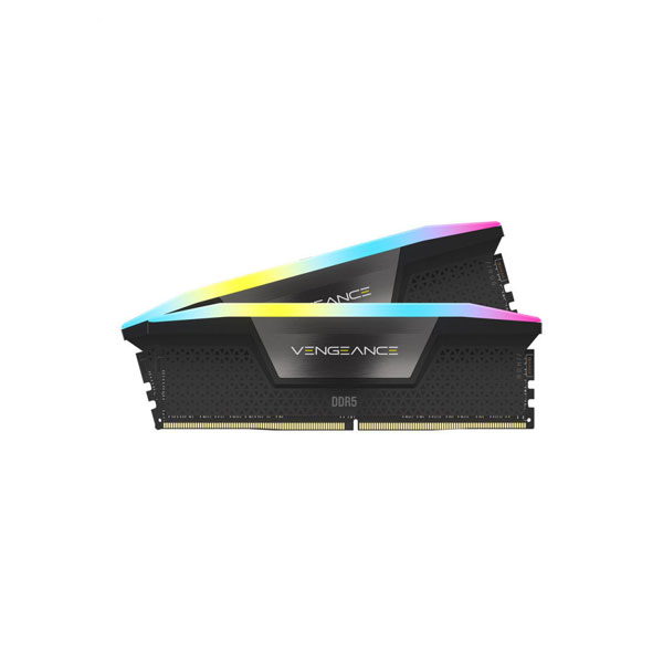 رم دسکتاپ کورسیر مدل CORSAIR VENGEANCE RGB 32GB DDR5-6400 CL32
