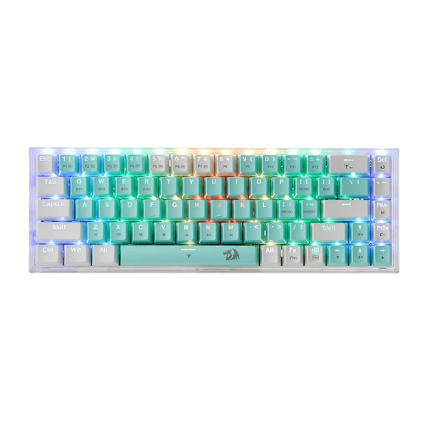 کیبورد بی سیم/باسیم گیمینگ ردراگون مدل Redragon Castor PRO K631 GW RGB