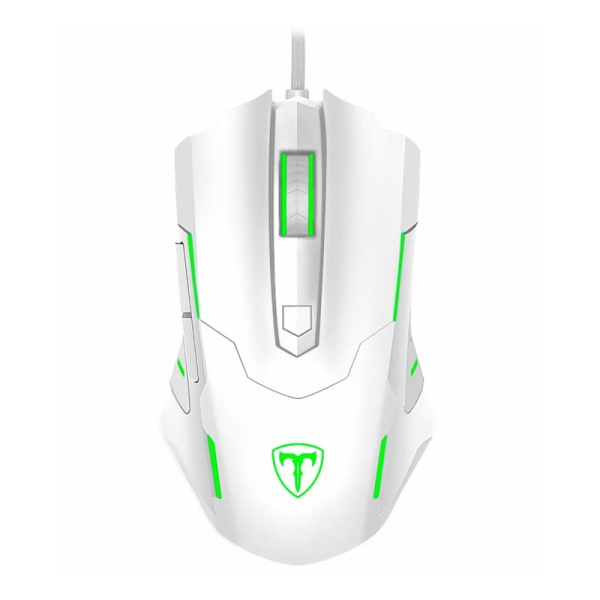 ماوس گیمینگ تی دگر با سیم مدل T-DAGGER Brigadier T-TGM206 White RGB