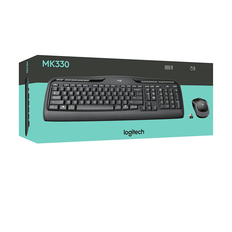 کیبورد و ماوس لاجیتک مدل LOGITECH MK330 با حروف فارسی - Image 3